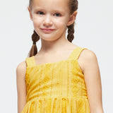 Abito Smanicato Traforato Bambina MAYORAL 3950