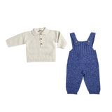 WEDOBLE Wolloverall und Poloshirt für Neugeborene I2306310B