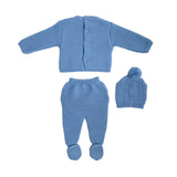 Zerbrochener Strampler mit Mütze aus hypoallergenem Acrylstoff für Neugeborene BABY FASHION 5201