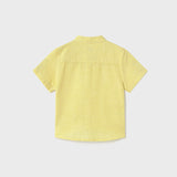 Camicia Mezza Manica Coreana In Lino Neonato MAYORAL 1110