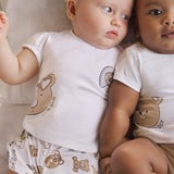 Completo Corto Con Bermuda In Cotone Neonata MAYORAL 1256