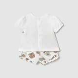 Completo Corto Con Bermuda In Cotone Neonata MAYORAL 1256