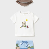 Completo Mare Con Protezione Tre Pezzi Con Costume Neonato MAYORAL 1618