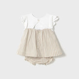 Abito Corto Con Copripannolino In Cotone Neonata MAYORAL 1845