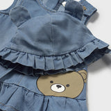 Abito In Denim Con Cappello Neonata MAYORAL 1871