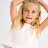 Crop Top Con Dettaglia Plissettati Bambina MAYORAL 3022