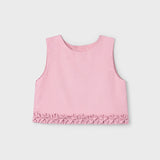 Crop Top Con Dettaglia Plissettati Bambina MAYORAL 3022