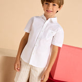 Camicia Elegante Mezza Manica In Cotone Bambino MAYORAL 3112