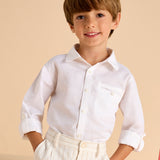 Camicia Manica Lunga In Lino Bambino MAYORAL 3121