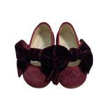 First Steps Ballerina Shoe in Patent Leather With Satin Bow Newborn White Panyno B2406