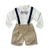 Completo Elegante In Velluto Neonato TETO E TATTA CB6770