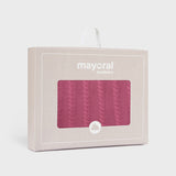 Warme Baumwolldecke mit Zöpfen für Neugeborene MAYORAL 19320