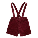 Bermuda Shorts With Braces In Newborn Velvet A&J 318