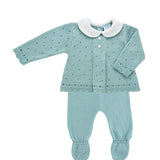 Tutina Spezzata In Tessuto Anallergico Acrilico Neonato SARDON MC191