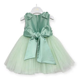 Abito Elegante Smanicato In Tulle Neonata ISABEL F171