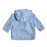 DEL SUR 3993C Newborn Fleece Hooded Coat