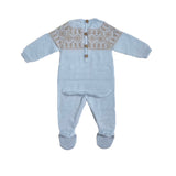 Einteiler aus 100 % Merinowolle für Neugeborene WEDOBLE I2302346A