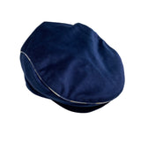 Blaue Schiebermütze aus Samt für Neugeborene TETO E TATTA CA5461