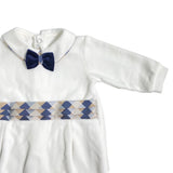 Cremefarbener Chenille-Einteiler für Neugeborene TETO E TATTA TU5460