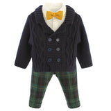 Completo Elegante Con Cardigan Cerimonia Neonato BUFI M0130A