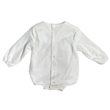 DEL SUR 1938 Langarm-Strampler aus Samt für Neugeborene