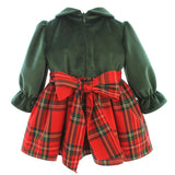 Abito Manica Lunga Scozzese Neonata BUFI B0071A