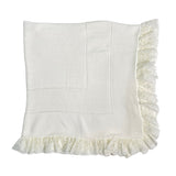 Coperta In Filo Di Cotone Con Pizzo Neonato/a GRANLEI 168