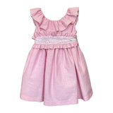 Abito Smanicato In Lino Neonata LA SARTORIA DEI PICCOLI L027