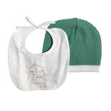 Set Cappello e Bavetta Corredino Neonato BEBE' MARGO' B03646