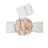 Fascia Elasticizzata In Tulle Con Fiore Neonata TETO E TATTA FA8132