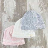 Chenille Hat With Lace Newborn NINNAOH I21118