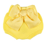 Culotte In Filo Di Cotone Con Fioccone In Gross Grain Neonata CONDOR 55934