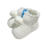 Calzini Scarpetta In Caldo Cotone Con Pon Pon  Neonato/a SARDON  VE332