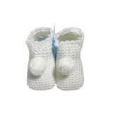 Calzini Scarpetta In Caldo Cotone Con Pon Pon  Neonato/a SARDON  VE332