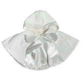 Mantella Elegante Con Cappuccio In Velluto Con Fiocco In Raso Neonata ISABEL A271