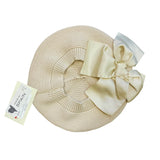 Acryl-Baskenmütze mit Samtschleife für Mädchen CONDOR 50100F