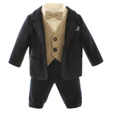 Completo In Punto Milano Con Giacca Elegante Cerimonia Neonato BUFI M0124A
