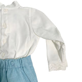 Elegantes Set aus Hemd und Bermuda für Neugeborene Ponto por ponto 6045
