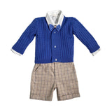 Completo Elegante Con Salopette Neonato NINNAOH I23COM205