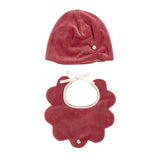 Set Bavetta E Cappello In Ciniglia Neonata BEBE' MARGO' B042S