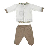 Tutina Spezzata In Cotone Con Leoncino Neonato TETO E TATTA CL6200