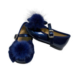 Scarpe Primi Passi Modello Ballerina In Vernice Con Fiocco Neonata PANYNO B3304