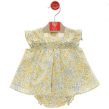 Abito Corto Smanicato Con Culotte Neonata DEL SUR 0070