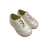 Scarpe Primi Passi Modello Francesina In Pelle Satinata Neonato PANYNO B3215P