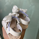 Minorchina Glitter Sandals with Satin Bow INDEX 300