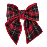 Pinzette mit schottischer bedruckter Schleife für Mädchen SQUID 77025