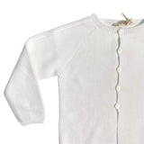 Cardigan Girocollo Lavorato In Maglia In Cotone Biologico Neonato/a WEDOBLE 03308C