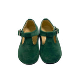 Erste-Schritte-Schuhe mit Ösen aus Samt für Neugeborene RIZITOS B2004V