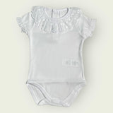 Half Sleeve Cotton Body With Ruches Poise Baby Girl CALAMARO 19107C