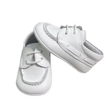 Scarpe Da Culla in Pelle Con Lacci Neonato INDICE 1656